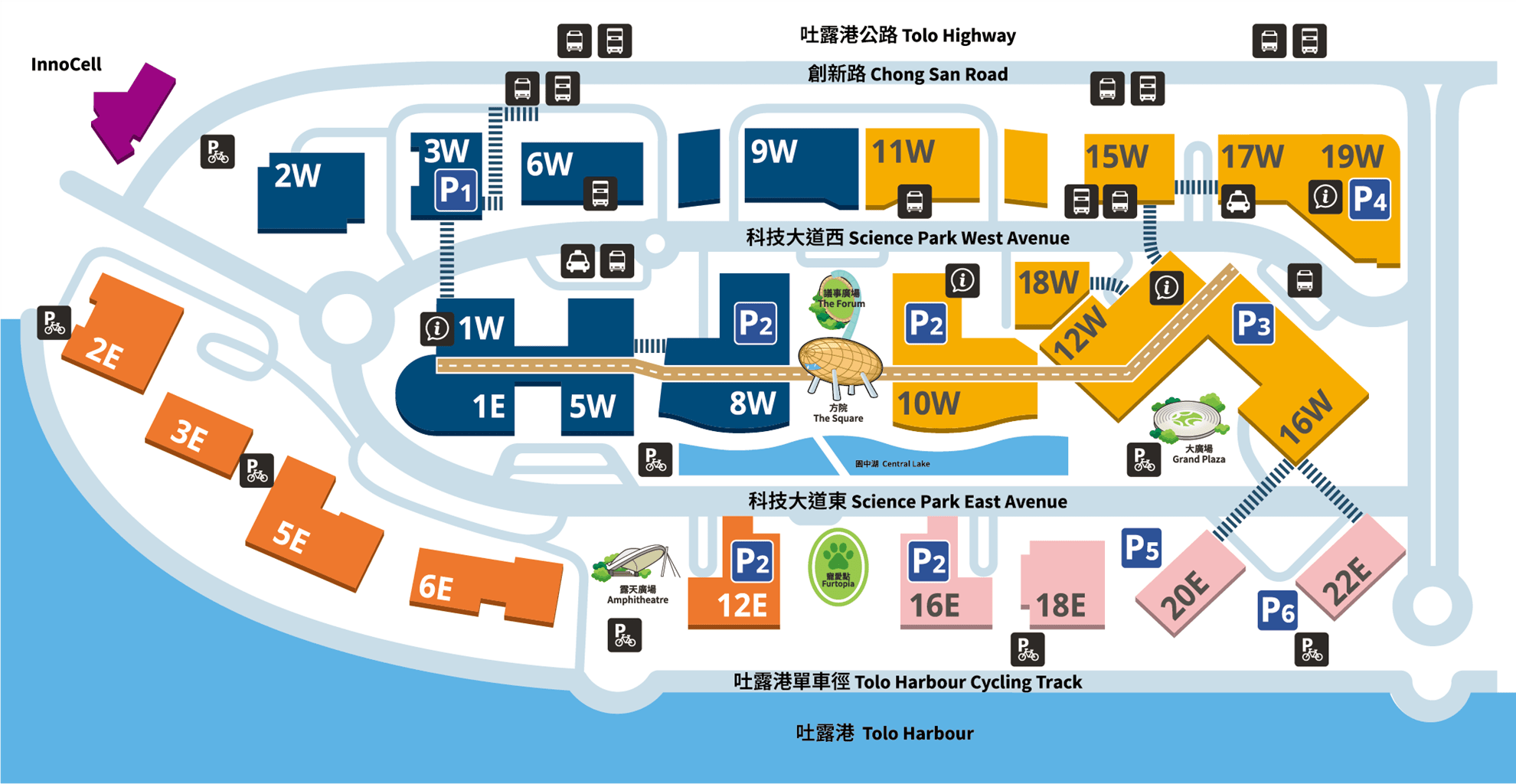 HKSTP Park Map 2025