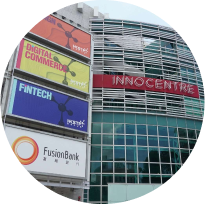 InnoCentre - Co-working spaces for incubatees.