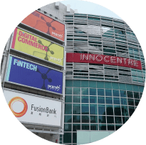 InnoCentre - Co-working spaces for incubatees.