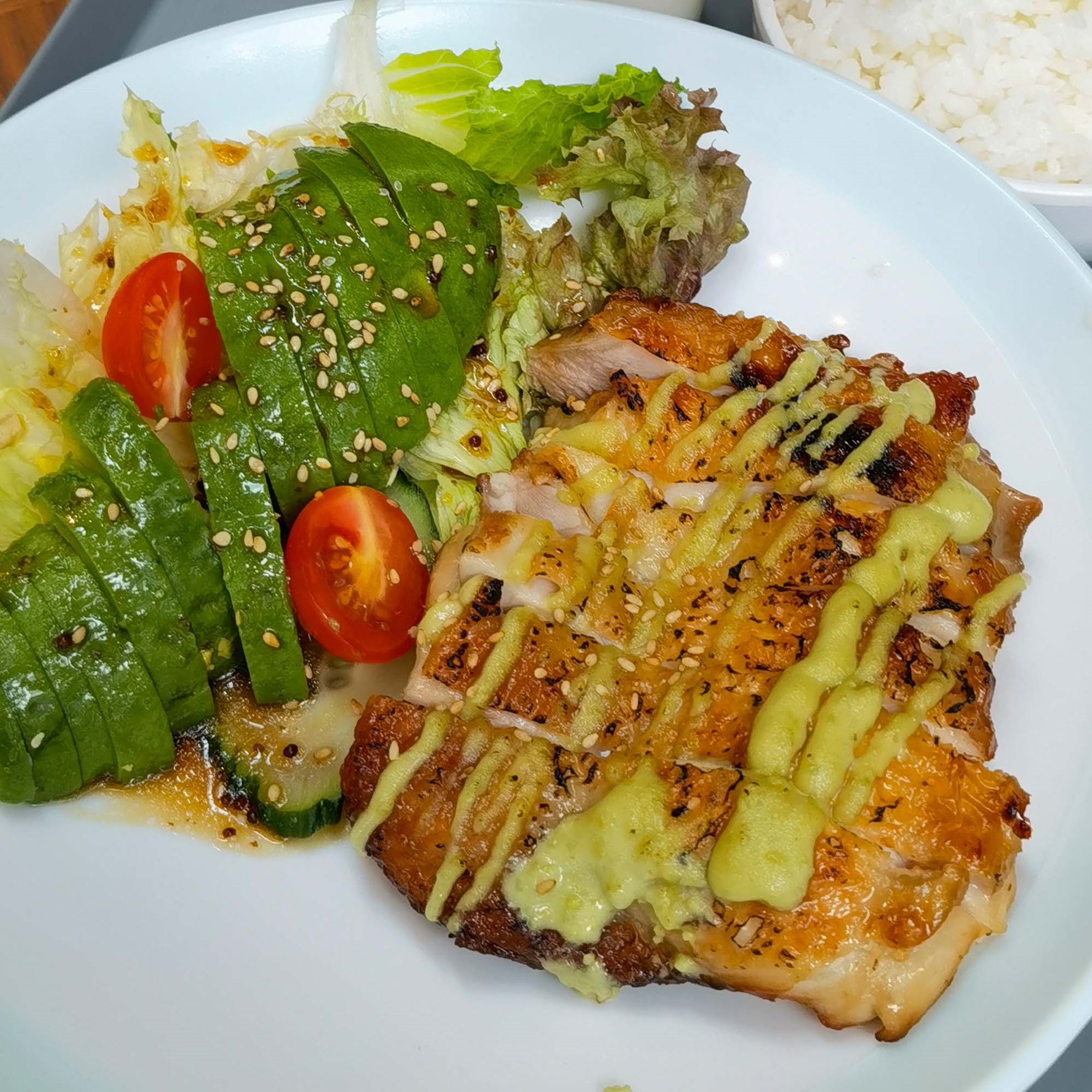 k1-牛油果沙律芥末雞扒