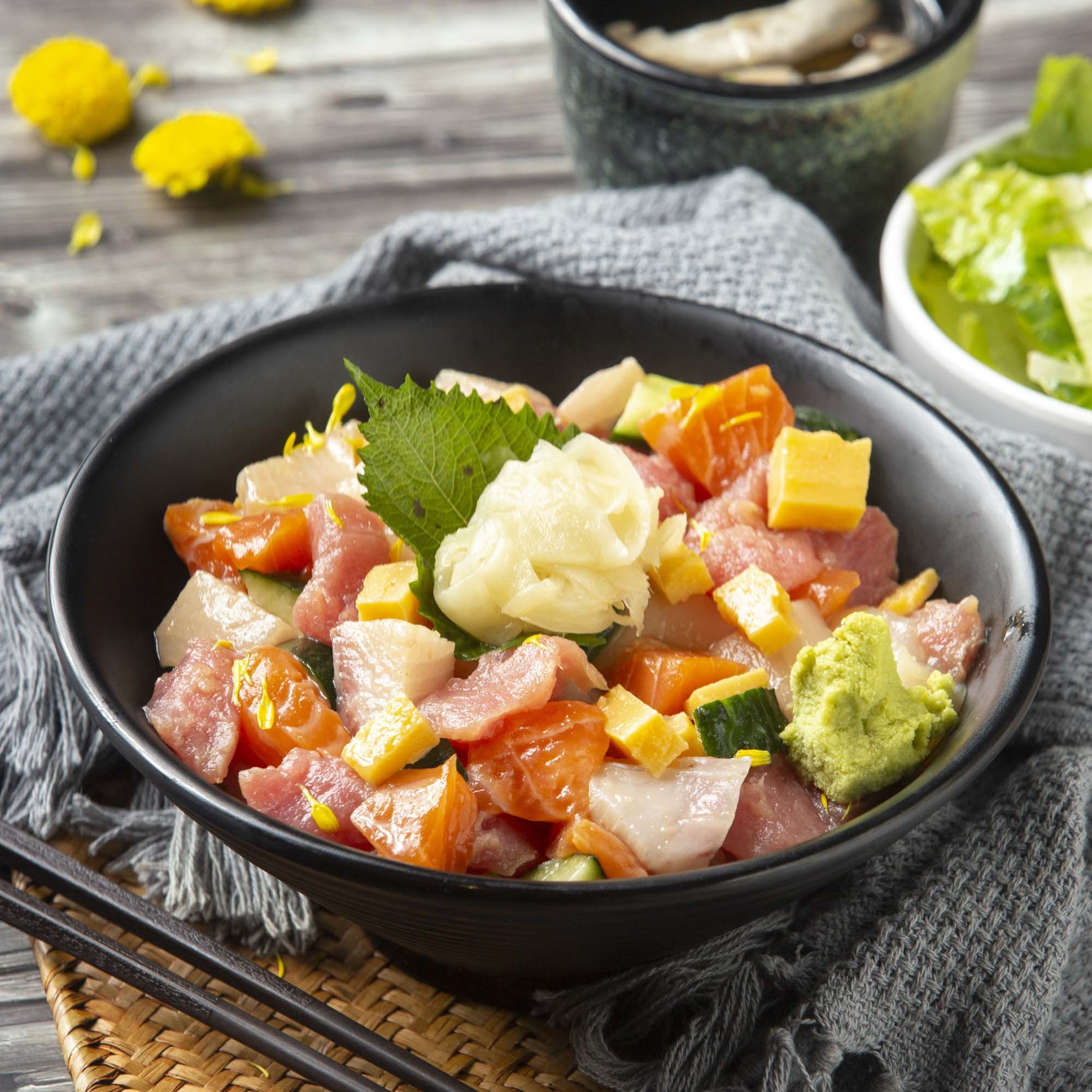 k1-角切雜錦魚生丼