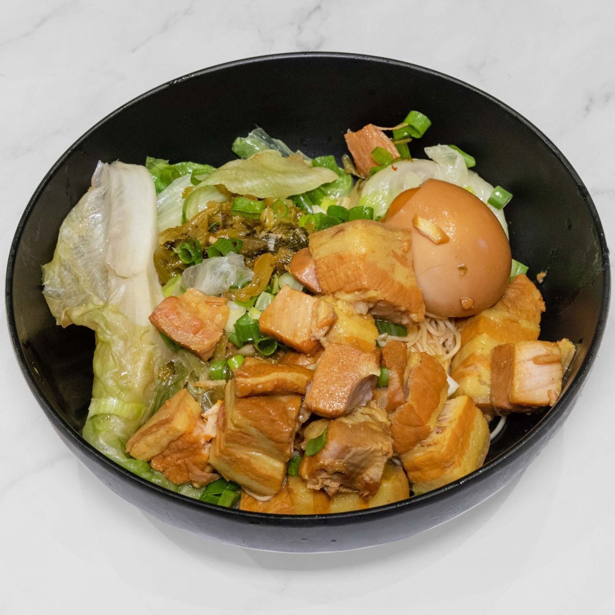 午餐e客家腩肉飯-配酸菜及溏心蛋sq