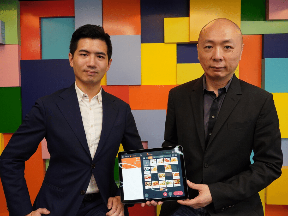 Wilson Lee, Founder and CEO (right) and Hayden Wong, Chief Commercial Officer (left) of Eats365 showcased the Eats365 Online Ordering Suite that enables restaurant owners to expand sales channel and control their cash flow better for takeaway service.