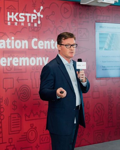 Andrew Sampson, Vice President and General Manager Hong Kong, Macau and Taiwan, Hitachi Vantara describes how the company is striving to build a smarter city in Hong Kong following the launch of the Hitachi Innovation Center.