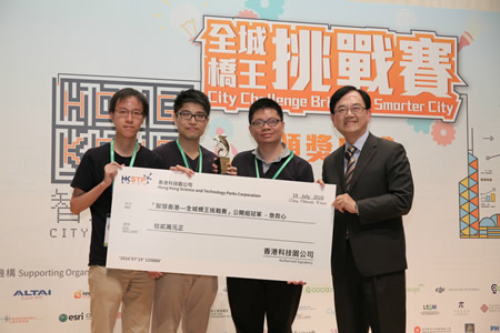 Open Group’s Champion – the “Capheart” team said that the mission of City Challenge coincided with their own: to build a more liveable Hong Kong with technology. They were glad that they had joined the competition, and that winning the competition has earned them the acknowledgement and encouragement for them to continue working on the development of Capheart. The competition allowed them to get to know passionate individuals from all walks of life, whom provided them with valuable advice that helped them refine their project, whereas the cash prize would help support their operations and shorten the development time in the days to come.