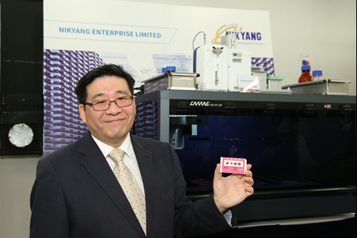 Mr Eric Wong, Chief Executive Officer of Nikyang Enterprise Ltd. introduced the company’s fully automated sample preparation platform that enables simple and optimised smart lab procedures.