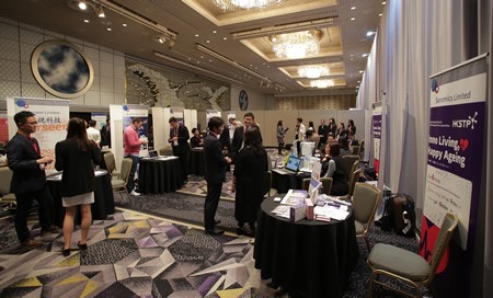 HKSTP’s partner companies and incubatees shared their solutions, accomplishments, and explored potential partnership opportunities with other global entrepreneurs and Japan’s business community in the InnoVenture Salon of TGTHK.