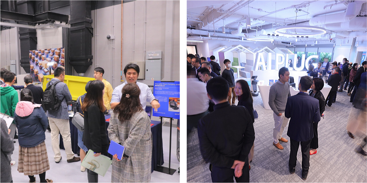 Partner companies showcased a wide range of A.I.R.-related technologies at Robotics Catalysing Centre 2.0 and AI PLUG.
