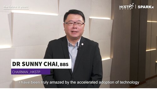 Dr Sunny Chai, Chairman, HKSTP, tells young talent that they face a generational opportunity to shape the world for good through science and technology.